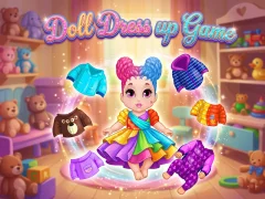Spēle Doll Dress up Game online