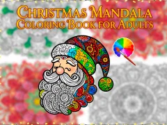 Spēle Christmas Mandala Coloring Book for Adults online