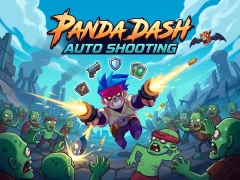 Spēle Panda Dash Auto Shooting online