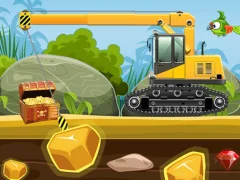 Spēle Gold Truck Crane online
