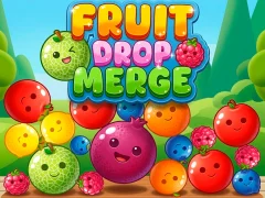 Spēle Fruit Drop Merge online