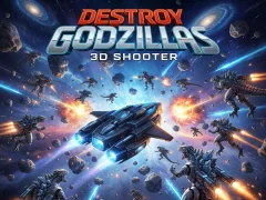 Spēle Destroy Godzillas: 3D Shooter online