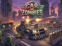 Spēle Car VS Zombies online