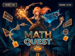 Spēle MathQuest online