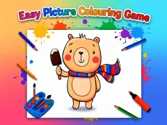 Spēle Easy Picture Colouring Game online