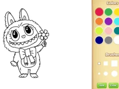 Spēle Labubu Doll Coloring Book for Kids online