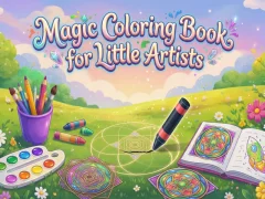 Spēle Magic Coloring Book for Little Artists online