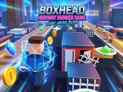 Spēle Boxhead Highway Runner Game online