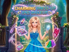 Spēle Charming Dress-up and Makeup online