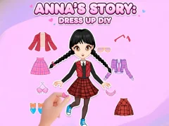 Spēle Anna's Story: Dress Up DIY online