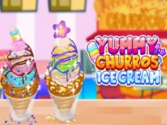Spēle Yummy Churros Ice Cream online