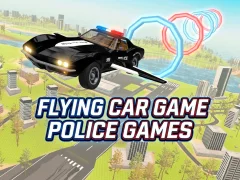 Spēle Flying Car Game Police Games online