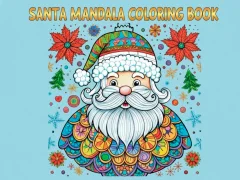 Spēle Santa Mandala Coloring Pages online