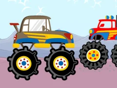 Spēle Fun Monster Trucks Jigsaw online