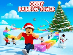 Spēle Obby Rainbow Tower online