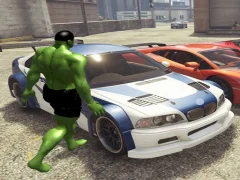 Spēle Chained Car vs Hulk online