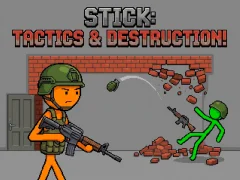 Spēle Stick: Tactics & Destruction online