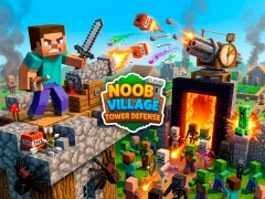 Spēle Noob Village Tower Defense online