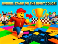 Spēle Robbie: Stand on the Right Color! online