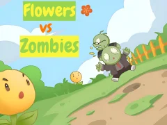 Spēle Flowers vs Zombies online