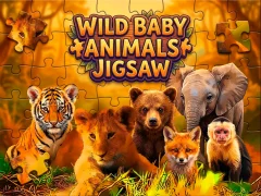 Spēle Wild Baby Animals Jigsaw online