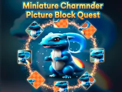Spēle Miniature Charmander Picture Block Quest online