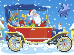 Spēle Christmas Cars Jigsaw online