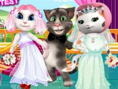 Spēle White Kittens Bride Contest online