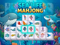 Spēle Sea life mahjong online