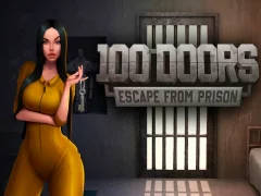 Spēle 100 Doors Escape from Prison online