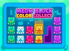 Spēle Meow Block: Color Collect online