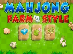 Spēle Mahjong Farm Style online
