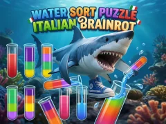 Spēle Water Sort Puzzle Italian Brainrot online