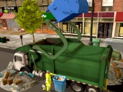 Spēle Town Clean Garbage Truck online