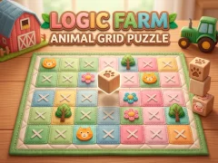 Spēle Logic Farm: Animal Grid Puzzle online