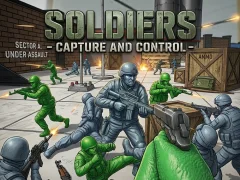 Spēle Soldiers - Capture and Control online