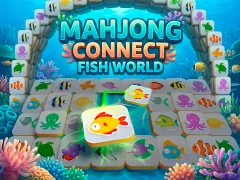 Spēle Mahjong Connect Fish World online
