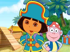Spēle Dora The explorer Dora's Pirate Boat Treasure Hunt online