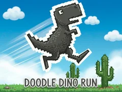 Spēle Doodle Dino Run online