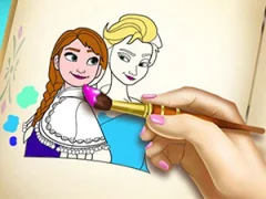 Spēle Ice Kingdom Coloring Book online