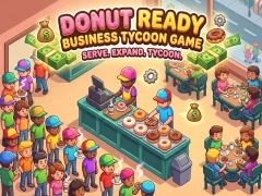 Spēle Donut Ready Business Tycoon Game online
