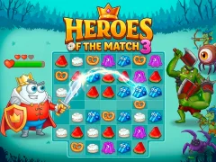 Spēle Heroes of the match 3 online