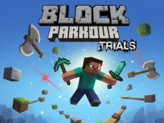 Spēle Block Parkour Trials online