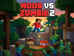 Spēle Noob vs Zombie 2 online