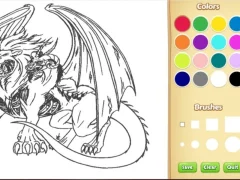 Spēle Dragon Chimera Coloring Book online