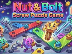 Spēle Nut & Bolt Screw Puzzle Game online