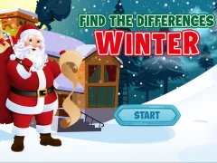 Spēle Find The Differences Winter online