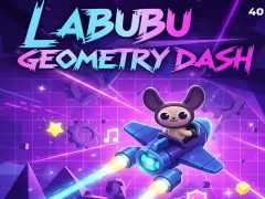 Spēle Labubu Geometry Dash online