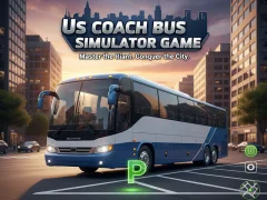 Spēle US Coach Bus Simulator Game online