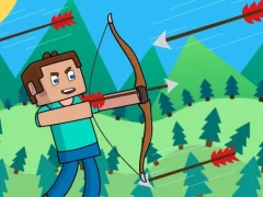 Spēle Noob Archer Monster Attack online